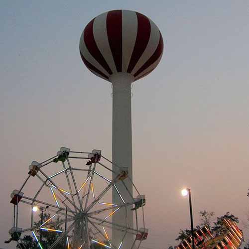 Shiloh IL Fair with Water Tower