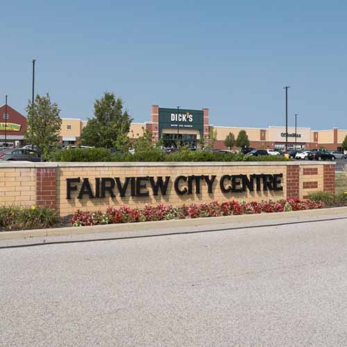 Fairview Heights City Center Sign